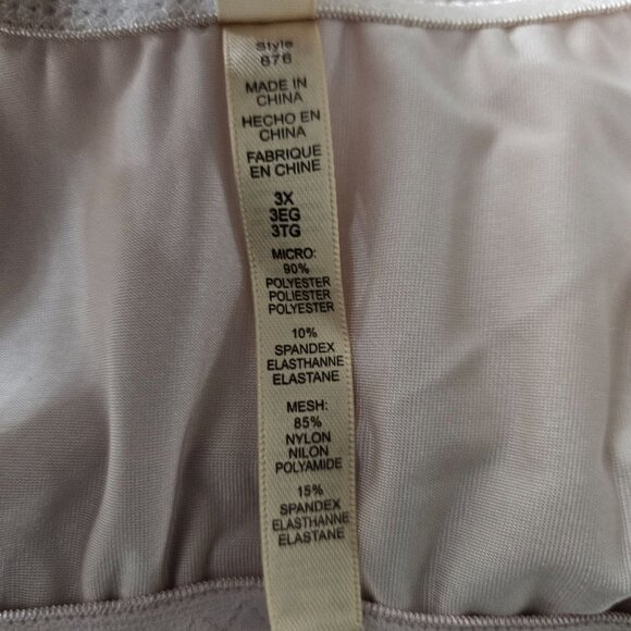 Rhonda Shear Blush  Pink Style 676 Shapewear Leisure Bra in Size 3X - Picture 6 of 7